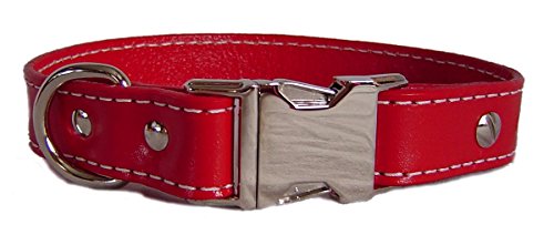 Auburn Leathercraft Seneca collar 1" x20" RED