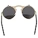 Sunny&Love Small Retro Steampunk Circle Flip Up Glasses/Sunglasses