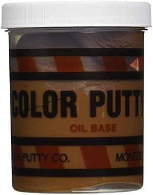 Color Putty 126 1 Pound Oil Based Wood Filler Putty Brown Mahogany Wood Fill Amazon Com