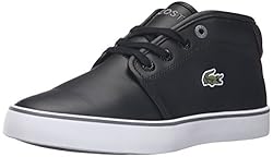 Lacoste Unisex-Child Ampthill Sneaker, Black