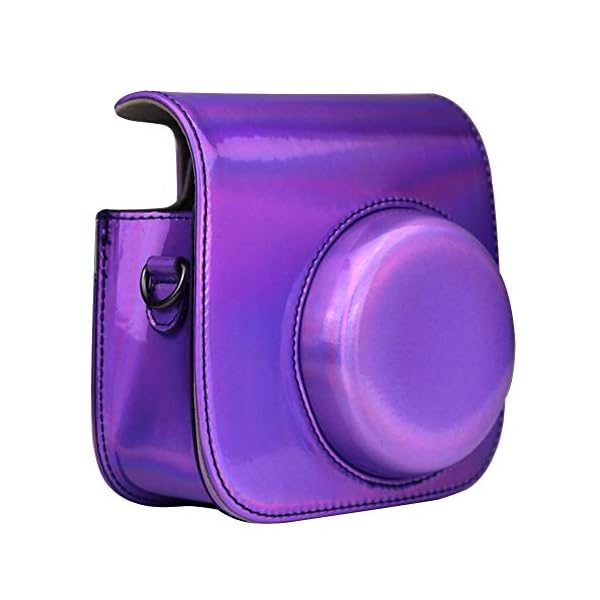 Anter Tasche für Fujifilm Instax Mini 8 8+/Mini 9 Sofortbildkamera aus Weichem Kunstleder mit Schulterriemen und Tasche… – Bild 5