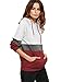 DIDK Women's Hoodies Long Sleeve Splice 3 Color Hooded Sweatshirt