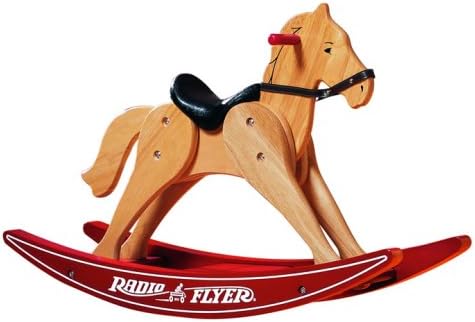 radio flyer rocking horse wooden