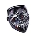 Smartcoco Frightening Halloween Cosplay LED Light up Mask for Festival Party Halloween Costumes