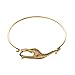 SENFAI 3 Styles Gold and Silver Color Female Lovely Cute Jewelry Giraffe Bangle Bracelet