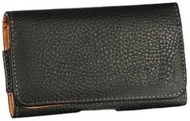 Download Amazon.com: Premium Black Leather Horizontal Carrying ...