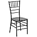 Flash Furniture 2 Pack HERCULES PREMIUM Series Black Resin Stacking Chiavari Chair