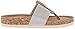 Skechers Cali Women's Granola Shimmer Chic Flip Flop, Natural, 7 M US