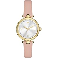 Kate Spade New York 1YRU0743 Womens Cornelia Black Leather Strap Watch Kate Spade Holland 34mm Black Leather Strap Black Floral  main image 4