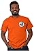 Master Roshi Turtle School Cool Shirt  Dragon Kai Ball King T-Shirt Tee,Large,Orange