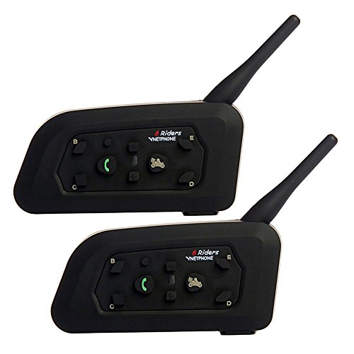 Kobwa motorcycle helmet bluetooth intercom headset,2x b…