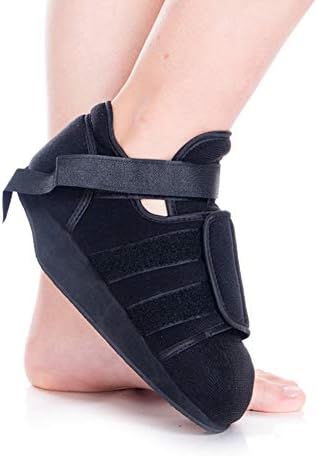 Wgwioo Complete Medical International Heel Wedge Healing Shoe,black2,M