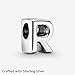 Pandora Letter R Alphabet Charm - Compatible Moments Bracelets - Jewelry for Women - Gift for Women in Your Life - Made with Sterling Silver