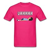 Tina UHHHHH Mens T-shirt T Shirt Pink Medium