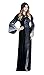 Women's Halloween Ghost Witch Hooded Costume Cloak Dress Outfit Black,Adult,Medium