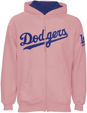 Amazon.com: Majestic MLB L.A. Dodgers Toddler Girls Pink Full Zip Hoodie Sweatshirt: Clothing