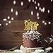 Twinkle Twinkle Little Star Cake Topper - for Baby Shower Birthday Wedding ,Engagement ,New Years Eve Party Decorations ( Double Sided Gold Glitter )