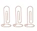 PAG 3 Packs Office Memo Holder Stand Table Place Cards Holders Menu Clips, Rose Gold