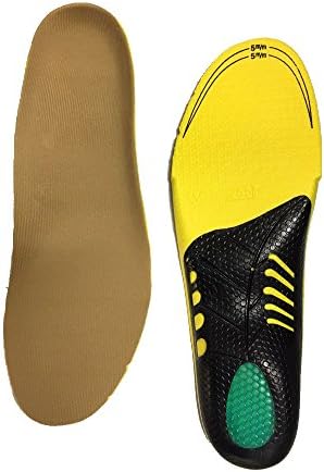 Nanosole Men's Sports Athlete Insoles Orthotic Arch Support - Soldiers Climbing Hiking Performance (US Men L Size, 8-9 (260~270mm))