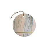 American Atelier Geometric Shaped Marble Cutting Boards/Serving Trays; Use for Cheese, Charcuterie, Breads or as a Decorative Piece (10.5