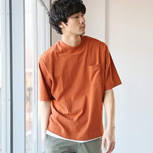 Amazon コーエン メンズ Coen Usaコットンビッグシルエットクルーネックtシャツ2 Brick Medium Tシャツ カットソー 通販