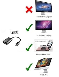 UPTab Adaptador USB C Tipo C a Mini DisplayPort 4K a 60Hz, Plateado