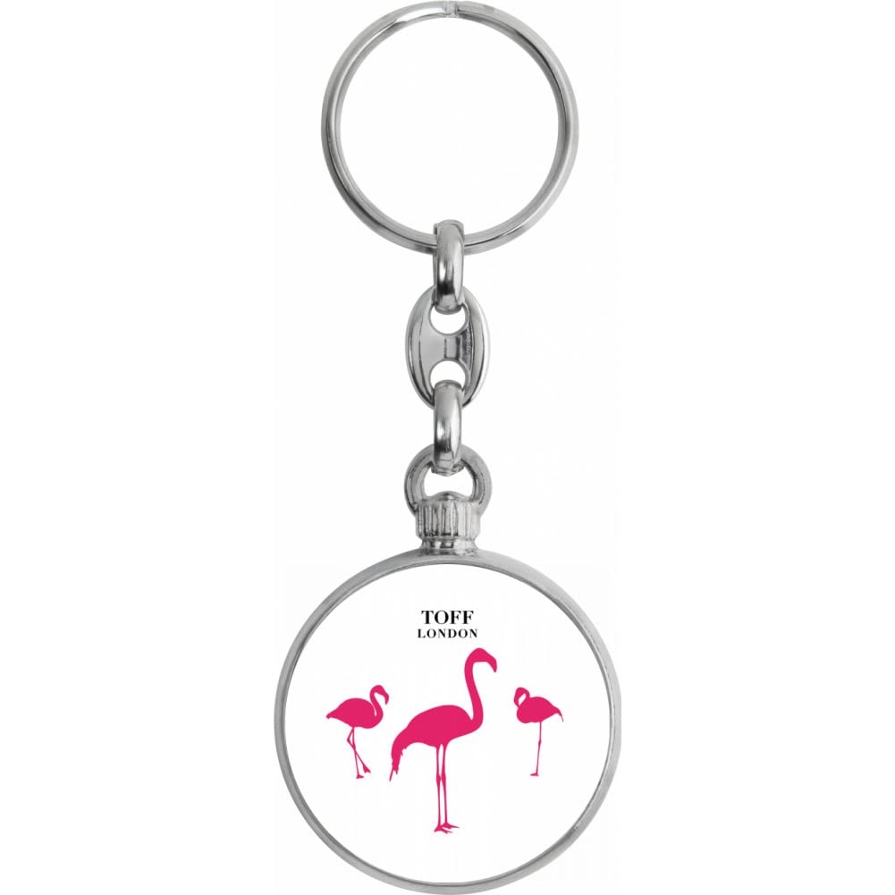 Toff London Flamingo Bird Keyring