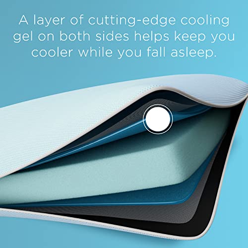 TEMPURProForm + Cooling ProLo Pillow, Memory Foam, Queen, 5Year