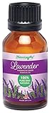Naturopathy 100% Pure, Undiluted Lavender Essential Oil, Therapeutic Grade, 10ml (1/3 fl. Oz)- Perfect for Aromatherapy and Relaxation