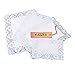 SCHOLMART Paper Doilies Rectangle Assorted Sizes, Assorted Disposable Paper Lace, Birthday Tea Party Disposable Party Placemats, Tableware Cake Packing Pad, Paper Doilies (4-Size 16 Pack)