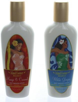 Island Essence Lotion Gift Set, White Ginger with Mango