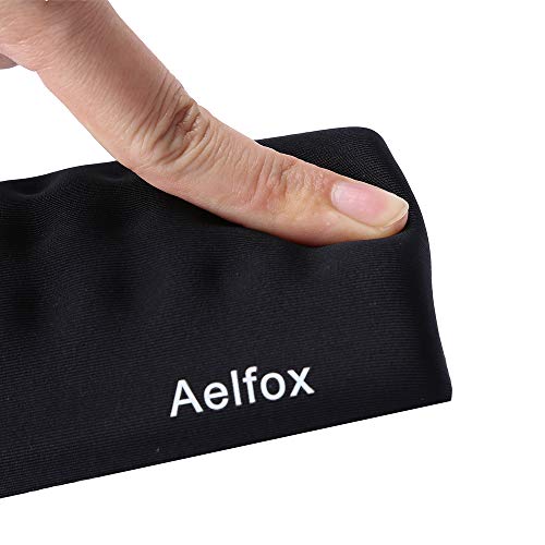 Aelfox Keyboard Wrist Rest & Mouse Pad Wrist Support, Ergonomic Wrist Pads for Productive Typing and Wrist Pain Relief(Upgraded Softer Version Set)