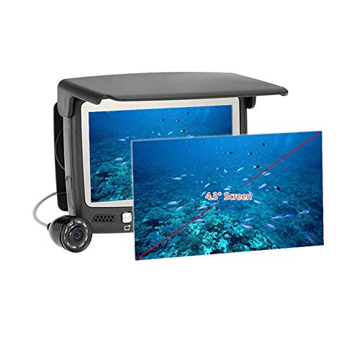 Xiaodongdong Webcam Fish Finder Sous-marine Sie Vidéo Échosondeur Pêche Caméra Ir De Vision Nocturne 4.3 Pouces Moniteur Caméra Hd 1000tvl
