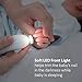 Electric Baby Nail Trimmer - Safe Toenail and Fingernails Care Trim with LED Light for Infant Toddlers Kids Adults - with 6 Interchangeable Pads and Adjustable Speed