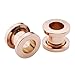 PiercingJ 12pcs 12G-3/4(2MM-20MM) Stainless Steel Screw Flesh Tunnels Plug Ear Expanders Stretchers