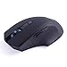 SROCKER C10s 2.4GHz Wireless Silent Click Gaming Mouse/Mice Soundless Mouse with Nano USB Receiver, 3 Adjustable DPI, 6 Buttons and Four-color Luminous LED for PC and Mac(Black)