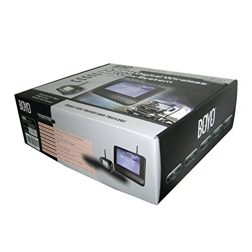 BOYO VISION VTC700R - Digital Wireless Single Camera System with 7†Monitor for Car, Truck, SUV and Van, White