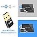 WiFi Adapter AC600 Wireless USB Adapter 5G/2.4G Dual Band Network Lan Card 802.11ac Mini USB WiFi Dongle Adapter Mailiya Wireless Network Adapter Support Windows XP/Vista/7/8.1/10/Mac OS X 10.4-10.11