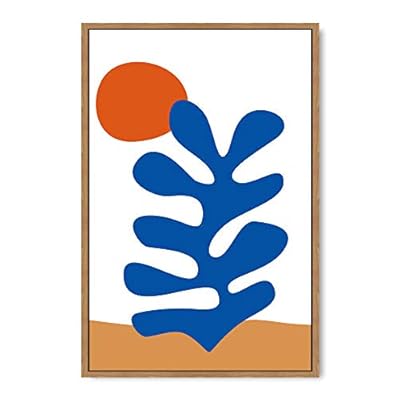 signwin Framed Canvas Wall Art Boho Decor Illustration...