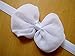 Nurbo 9PCS Babys Girls Chiffon Flower Elastic Headband Photography Hair Bands