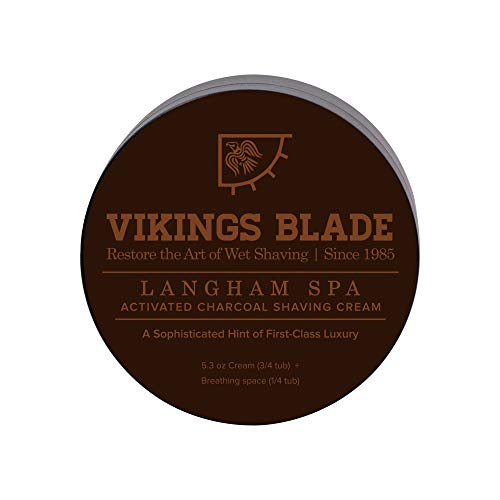 VIKINGS BLADE Luxury CHARCOAL Shaving Cream (Langham Spa)