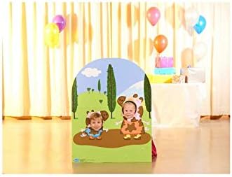 STAR CUTOUTS Peppa Pig SC822 George Muddy Puddle Child Sized Stand in Cardboard Cut Out, Solid, Green, LIFESIZE - Image 4