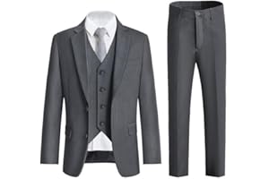 Marvelous Kids Boys' Formal Slim Fit Suit Set, Ring Bearer Outfit