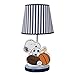 Bedtime Originals Snoopy Sports Lamp with Shade and Bulb