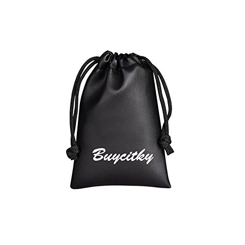 Buycitky Sterling Silver Plated Teardrop Earrings for Women Silver Drop Earrings Set with PU Jewelry Pouch