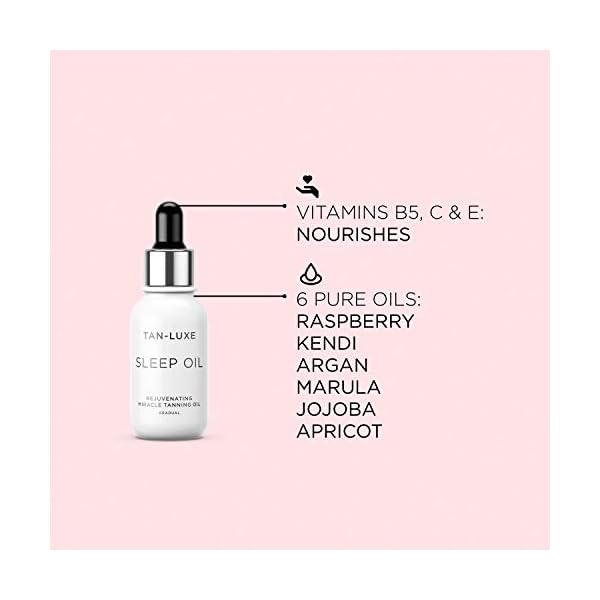 Tan-Luxe-SLEEP-OIL-Fake-Tan-Serum-20-ml-Overnight-Gradual-Tanning-Skin-Care-for-Face-Cruelty-Toxin-Free Tan Luxe SLEEP OIL Fake Tan Serum, (20 ml) Overnight Gradual Tanning Skin Care for Face, Cruelty & Toxin Free