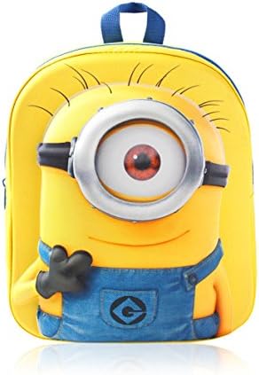 Vamos 023129 – Bag Backpack – 3D Minions with a 28 x 23 x 10 cm