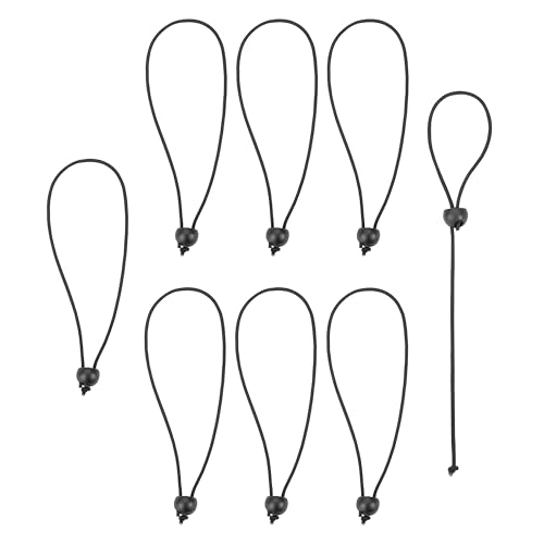 SmartStraps Cordão elástico de bola ajustável, ajuste a tensão e o comprimento de 5 a 30 cm – Ótimo para manter no seu carro, barco e oficina (pacote com 8)