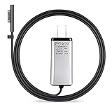 TYZEST Adapter for Microsoft Surface Book Mini Charger Surface Pro 3/4/5 Charger, 65W 15V 4A AC Power Supply Adapter for Microsoft Surface Book, Surface 1706 1800 1735 1736 with Power Cord