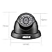 ZOSI 720P HD 1280TVL Hybrid 4-in-1 TVI/CVI/AHD/960H CVBS Security Surveillance CCTV Camera High Resolution Weatherproof Cameras 65ft IR Distance, for HD-TVI, AHD, CVI, and CVBS/960H Analog DVR(Black)